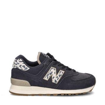 New Balance 574 lage sneakers voor dames in het Zwart, Verzenden, Zwart, New Balance, Nieuw