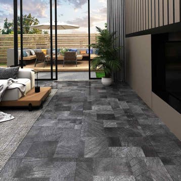 vidaXL Vloerplanken 5,11 m² 55 pcs PVC Houten structuur, Verzenden, Nieuw