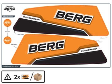 BERG Duo Coaster Stickerset - Stickers Skelter (Onderdelen), Ophalen of Verzenden, Nieuw