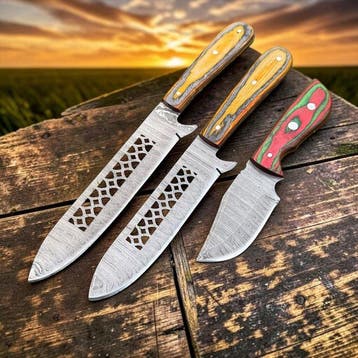 PNP-081 - Keukenmes - Kitchen knife set - 3, OF Kind