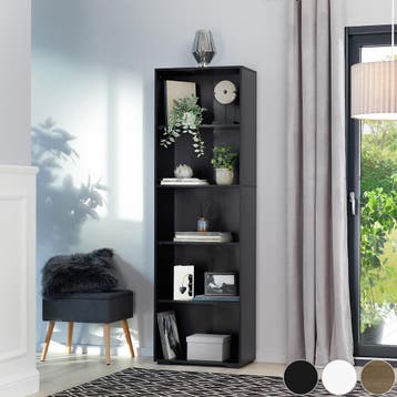Boekenrek Lexi 5 vakken 60x30x190cm, Verzenden, Nieuw