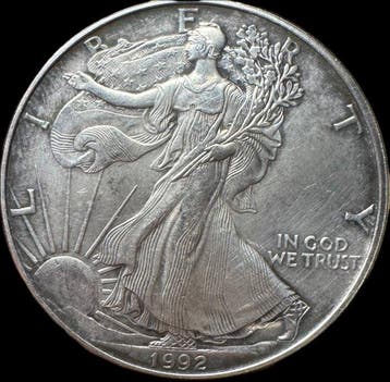 Verenigde Staten. 1 Dollar 1992 Liberty (Zonder