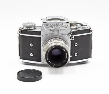 Exakta Varex VX + Zeiss Jena Tessar 50mm f/2.8 T Analoge, Nieuw