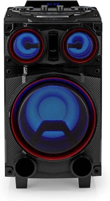 Bluetooth speaker - Muziek box - Partybox - 120W - Zwart - N, Verzenden, Zo goed als nieuw