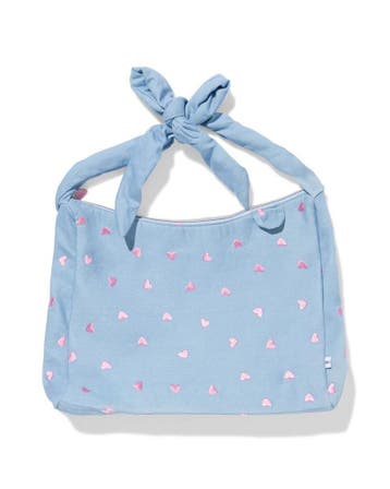 HEMA Shopper 35x32.5x10cm hartjes laag geprijsd, Verzenden, Nieuw