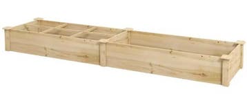 Verhoogd Bed 2 Vakken XL Groente en Kruidenbak Tuin Balkon, Boeken, Verzenden, Nieuw