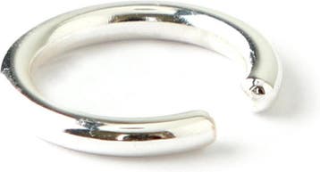 Orelia ear cuff glad zilverkleurig, Verzenden, Nieuw