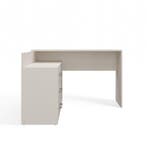 Hoekbureau creme met lades Creme (Kantoor), Huis en Inrichting, Bureaus, Verzenden, Nieuw