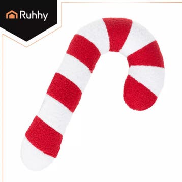 Ruhhy Zachte kerstdecoratie snoepstok – rood-wit kussen v., Diversen, Ophalen of Verzenden, Nieuw