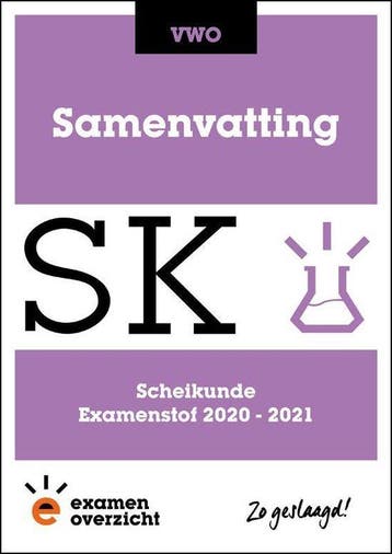 ExamenOverzicht   Samenvatting Scheikunde VWO 9789493190399, Verzenden, Zo goed als nieuw
