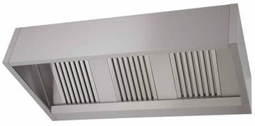 Dampkap zonder motor RVS | 300 x 100 x 40 cm Combisteel, Verzenden, Nieuw in verpakking