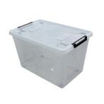 HL Opbergbox met deksel en wieltjes - 60 Liter - Stapelbaar, Ophalen of Verzenden, Nieuw