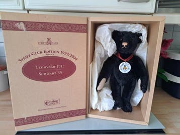 Steiff - Teddybeer Teddybär 1912 Schwarz 35 - 1990-2000 -