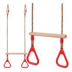 Kruzzel 2-in-1 schommel met Trapeze - Verstelbaar - 100kg..., Kinderen en Baby's, Speelgoed | Overig, Ophalen of Verzenden, Nieuw