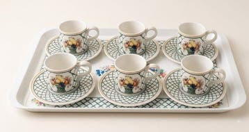 Villeroy & Boch - Kop en schotel (13) - Basket - Porselein