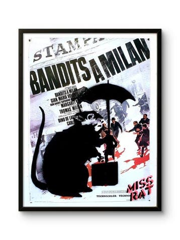 MISS RAT (1981) - BANDITI A MILANO - BANKSY TRIBUTE
