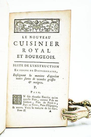 M. François Massialot - Le nouveau cuisinier royal et