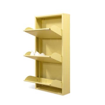 Spinder Design Billy 3 schoenenkast - butter yellow, Verzenden, Nieuw
