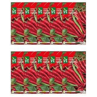 Peperzaad | VT | 10 stuks (Spaanse peper, Rood), Verzenden