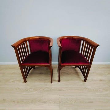 Thonet, J.&J. Kohn - Josef Hoffmann - Fauteuil (2) -