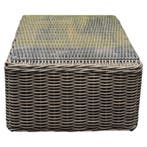 Barakaldo premium lounge tuintafel 120x75xh43,5 cm grijs, Tuin en Terras, Tuintafels, Ophalen of Verzenden, Nieuw