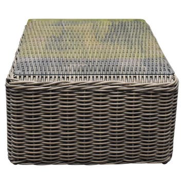 Barakaldo premium lounge tuintafel 120x75xh43,5 cm grijs, Tuin en Terras, Tuintafels, Ophalen of Verzenden, Nieuw