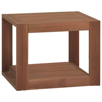 vidaXL Badkamerwandkast 45x45x35 cm massief teakhout, Verzenden, Nieuw