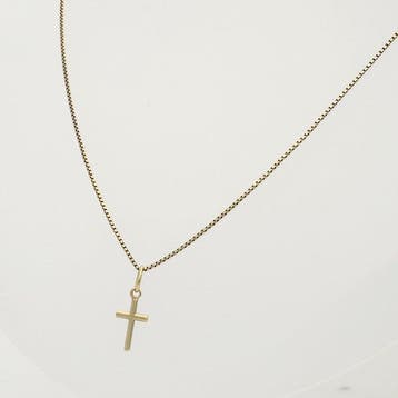 Ketting met hanger - 14 karaat Geel goud