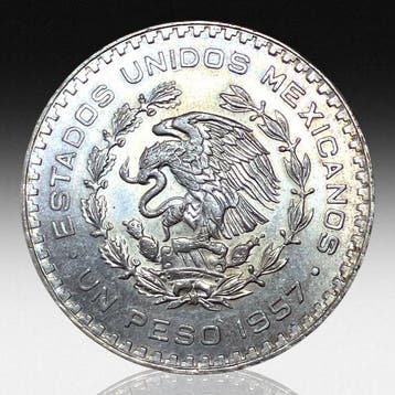Mexico. 1 Peso (100th Anniversary of Constitution), silver