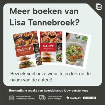 Lisa kookt koolhydraatarm 3 - Makkelijke en Snelle Recepten, Verzenden, Zo goed als nieuw, Lisa Tennebroek