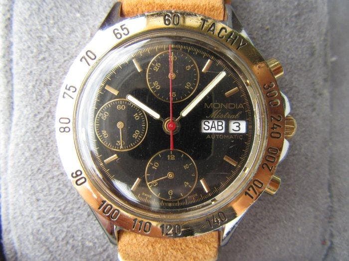 Mondia - Mondia Zenith Mistral Chronograph Automatic Day, Sieraden, Tassen en Uiterlijk, Horloges | Heren