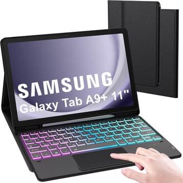 Galaxy Tab A9+ Keyboard Hoes - Trackpad | Tweedekansje OP=OP, Ophalen of Verzenden, Nieuw