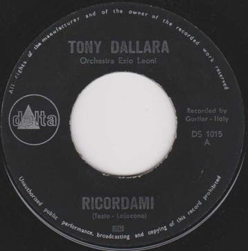Tony Dallara - Ricordami / Bambina Bambina, Ophalen of Verzenden, Gebruikt