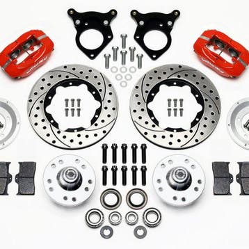 Wilwood Forged Dynalite Front Kit 11.00in Drilled Red 87-93, Ophalen of Verzenden, Nieuw