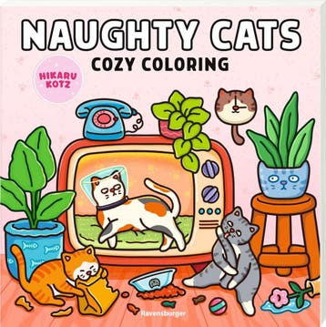 Cozy Coloring - Naughty Cats | Ravensburger - Boeken, Verzenden, Nieuw