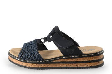 Rieker Sandalen in maat 39 Blauw, Kleding | Dames, Sandalen of Muiltjes, Zo goed als nieuw, Rieker, Verzenden