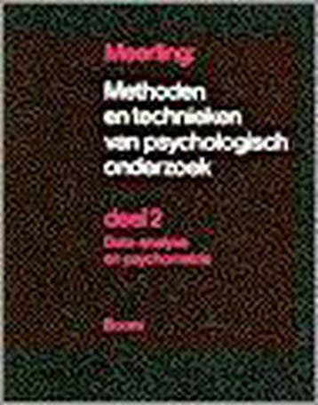 Methoden en technieken van psychologisch onderzoek Meerling, Boeken, Verzenden, Gelezen, Meerling
