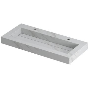 INK Pitch Wastafel Keramische Slab Centraal met Drain en, Doe-het-zelf en Verbouw, Sanitair, Ophalen of Verzenden, Nieuw