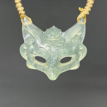 Snijwerk, Pendant - 40 mm - Serpentine
