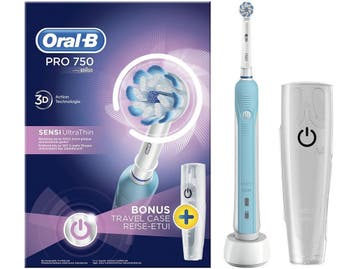 Oral-B PRO 750 Sensi Ultrathin - Elektrische Tandenborstel -, Verzenden, Nieuw