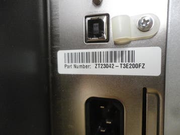 Zebra ZT230 Thermal Transfer Label Printer Peel USB  &, Ophalen of Verzenden, Gebruikt, Zebra