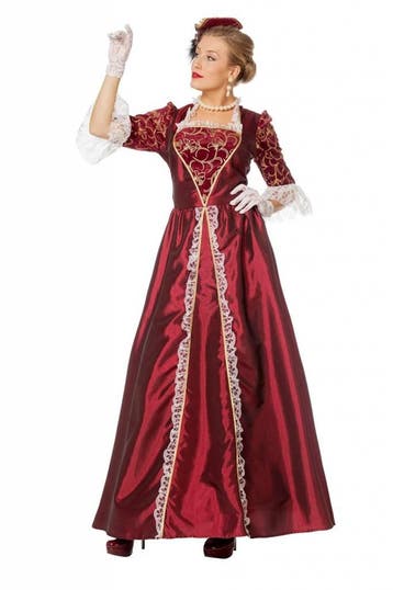Markiezin taft bordeaux, Kleding | Dames, Carnavalskleding en Feestkleding, Ophalen of Verzenden, Nieuw