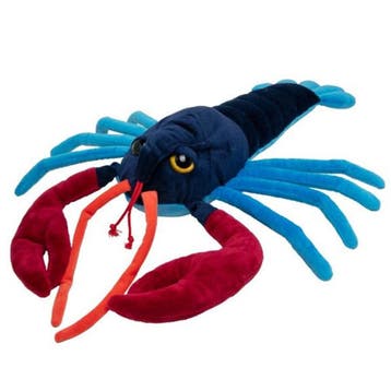 Nature Planet kreeft knuffel - pluche - blauw/rood - 43 cm, Verzenden, Nieuw