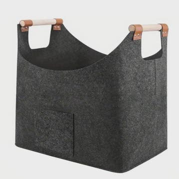Stijlvolle Vilt Houtmand met Houten Handvatten - Opvouwbaar, Verzenden, Nieuw