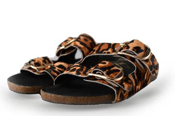 Sacha Slippers in maat 37 Panter, Slippers, Overige kleuren, Verzenden, Zo goed als nieuw