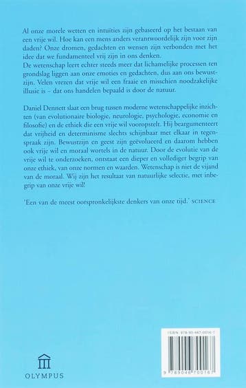 De evolutie van de vrije wil / Olympus 9789046700167, Verzenden, Gelezen, D.C. Dennett