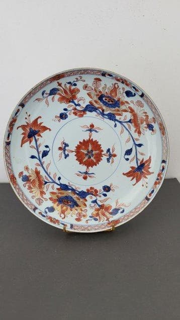 Bord - chine Kangxi belle assiette imari - Porselein - Groot