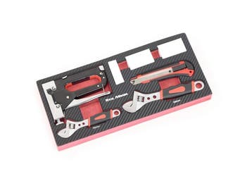 TM 7 Delige Tacker , Stanleymes ,  tangenset  foam carbon, Verzenden, Nieuw