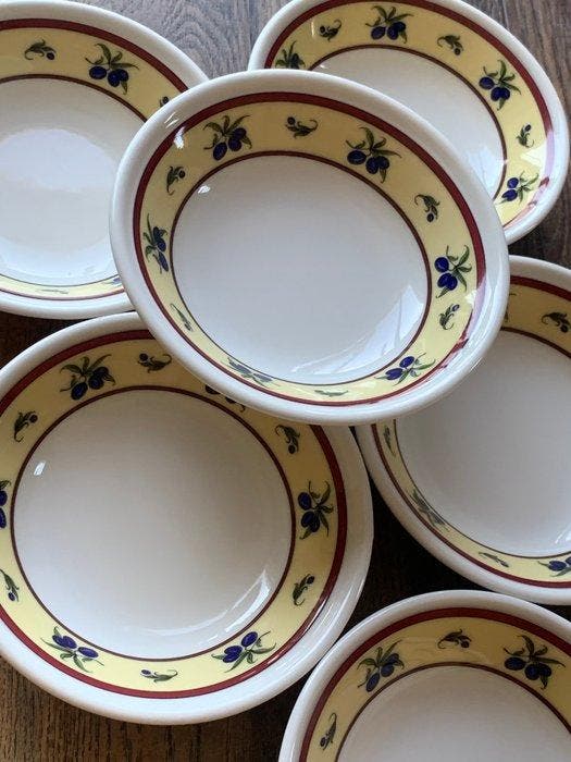 Villeroy & Boch - Dessertservies (6) - Serie geïnspireerd, Antiek en Kunst, Antiek | Meubels | Tafels