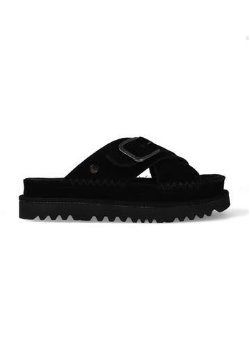Warmbat Slippers Wondai 34WND311099 Zwart-42, Kleding | Dames, Schoenen, Verzenden, Nieuw, Zwart